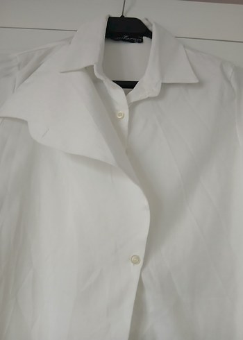 Beyaz Kadın Gömlek - Görsel 4