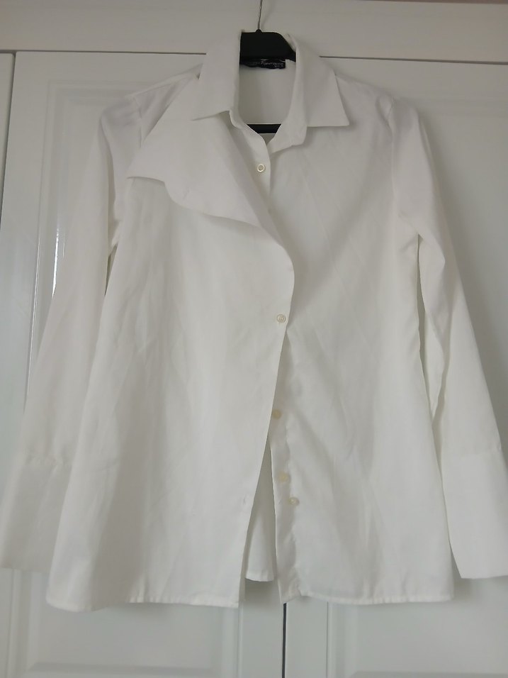 Beyaz Kadın Gömlek - Görsel 3