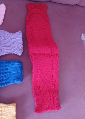 Renkli Örgü Çorab patik çetik - Görsel 4
