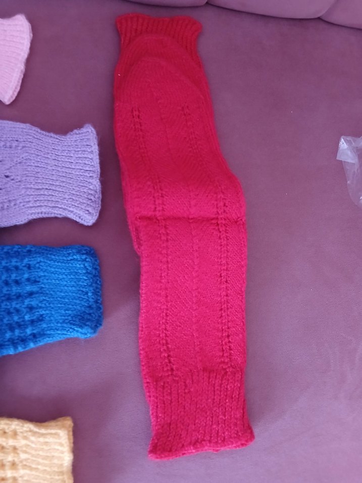 Renkli Örgü Çorab patik çetik - Görsel 4