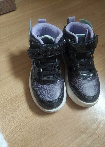 Ayakkabı dünyası Mor Kadın Çocuk Spor Ayakkabı Velcro