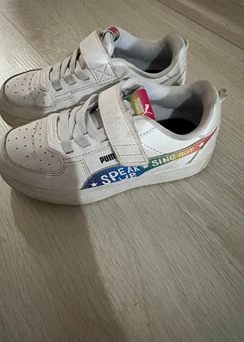 Kız Çocuk Beyaz Spor Ayakkabı Puma - Görsel 2