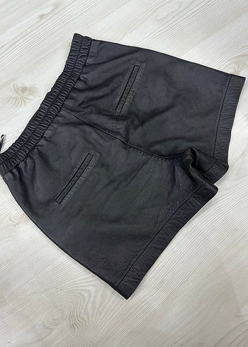 MANGO SUNİ DERİ ŞORT - Görsel 5