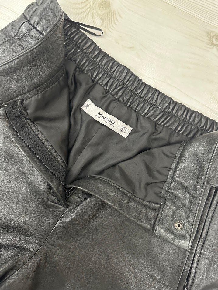 MANGO SUNİ DERİ ŞORT - Görsel 3