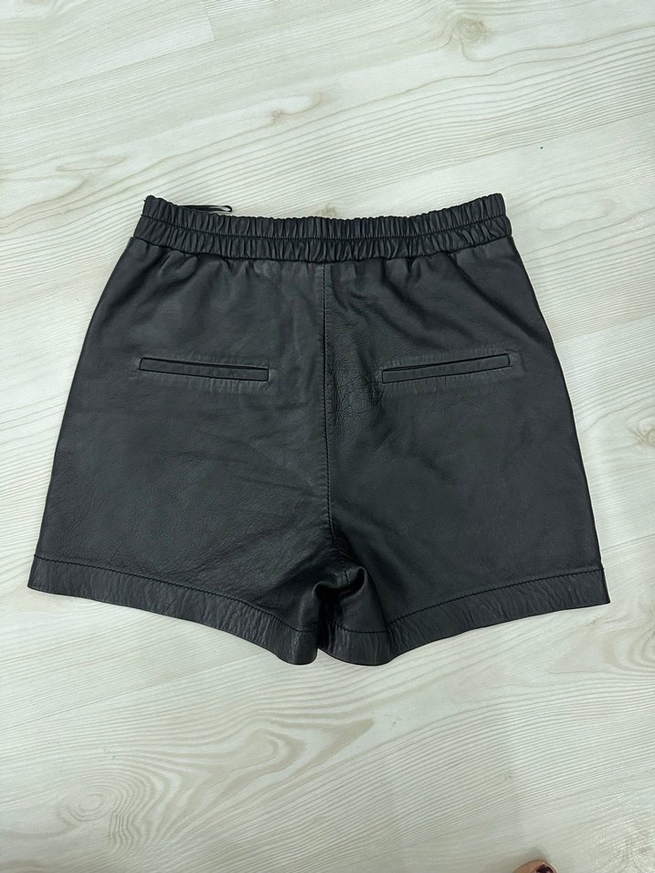 MANGO SUNİ DERİ ŞORT - Görsel 4