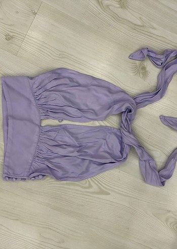 DİLVİN BPYUNDAN BAĞLAMALI CROP TOP - Görsel 6