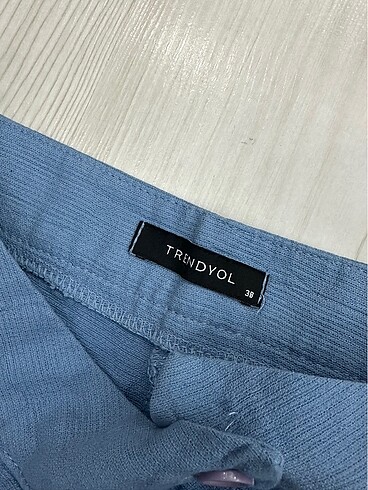 38 Beden mavi Renk TRENDYOL PANTOLON