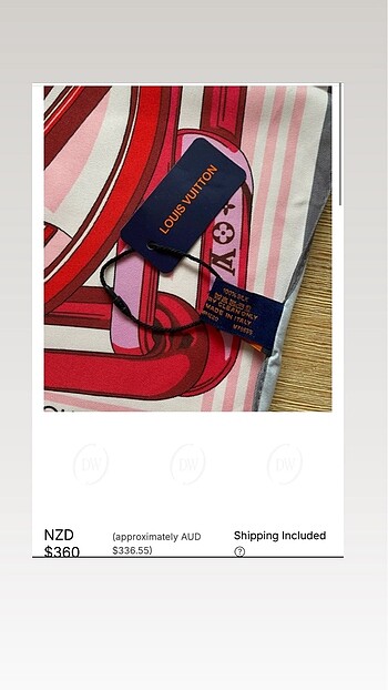 LOUİS VUITTON İTALY EŞARP