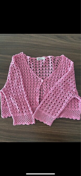 Triko Hırka pembe