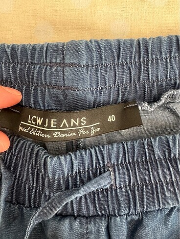 40 Beden mavi Renk LCW Tencel Pantolon