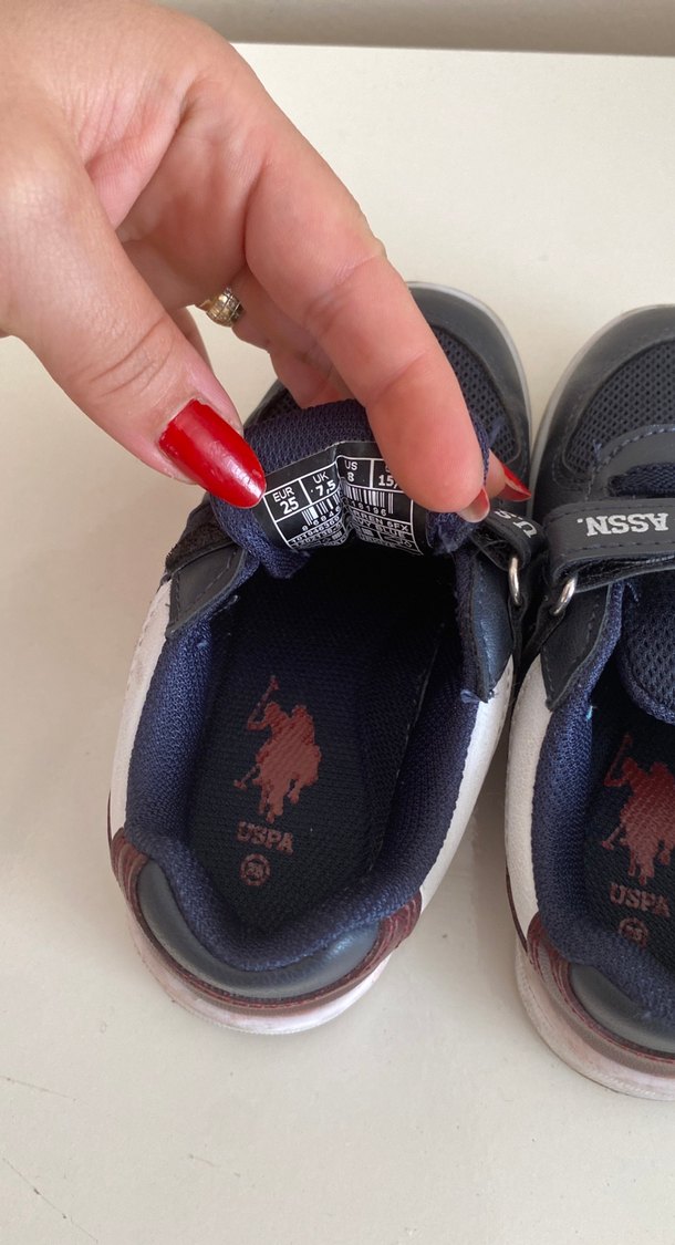 U.S. Polo Assn. Erkek Çocuk Mavi Spor Ayakkabı - Görsel 4