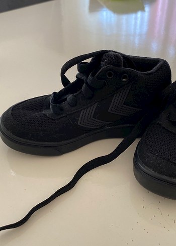 Siyah Erkek Çocuk Spor Ayakkabı Velcro - Görsel 2