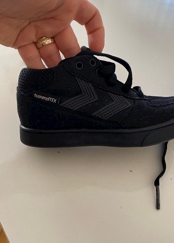 Siyah Erkek Çocuk Spor Ayakkabı Velcro - Görsel 3