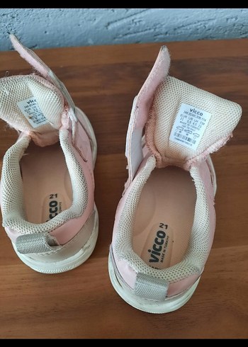 Vicco Vicco Kız Çocuk Pembe Cırt Cırtlı Spor Ayakkabı