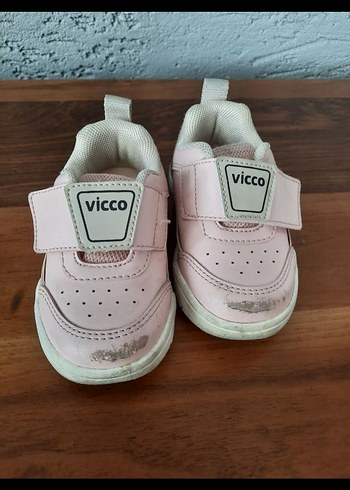 Vicco Kız Çocuk Pembe Cırt Cırtlı Spor Ayakkabı