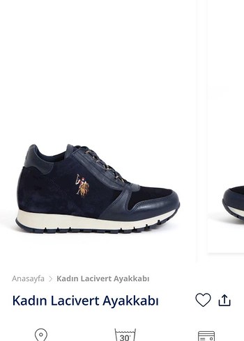 U.S Polo Assn. U.S. Polo Assn. Lacivert Spor Ayakkabı