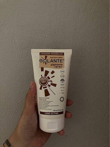 Solante güneş kremi