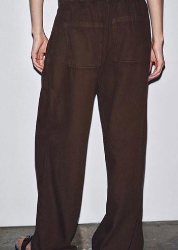 Zara jogger zw collectıon pantolon kahverengi
%100 pamuk - Görsel 3