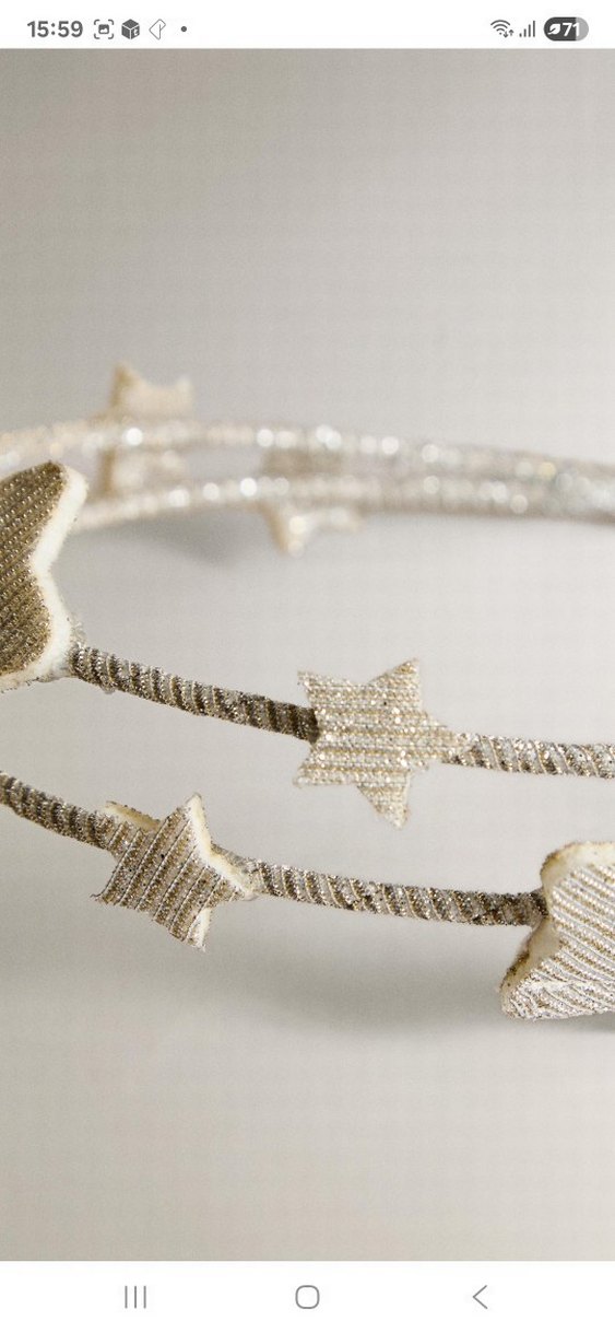 Zara Altın Renkli Yıldızlı Taç - Görsel 3