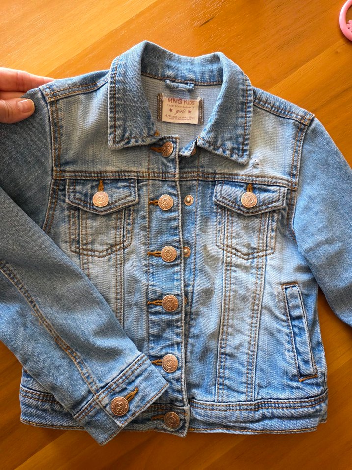 Mango Düğmeli Kot Ceket - Görsel 4