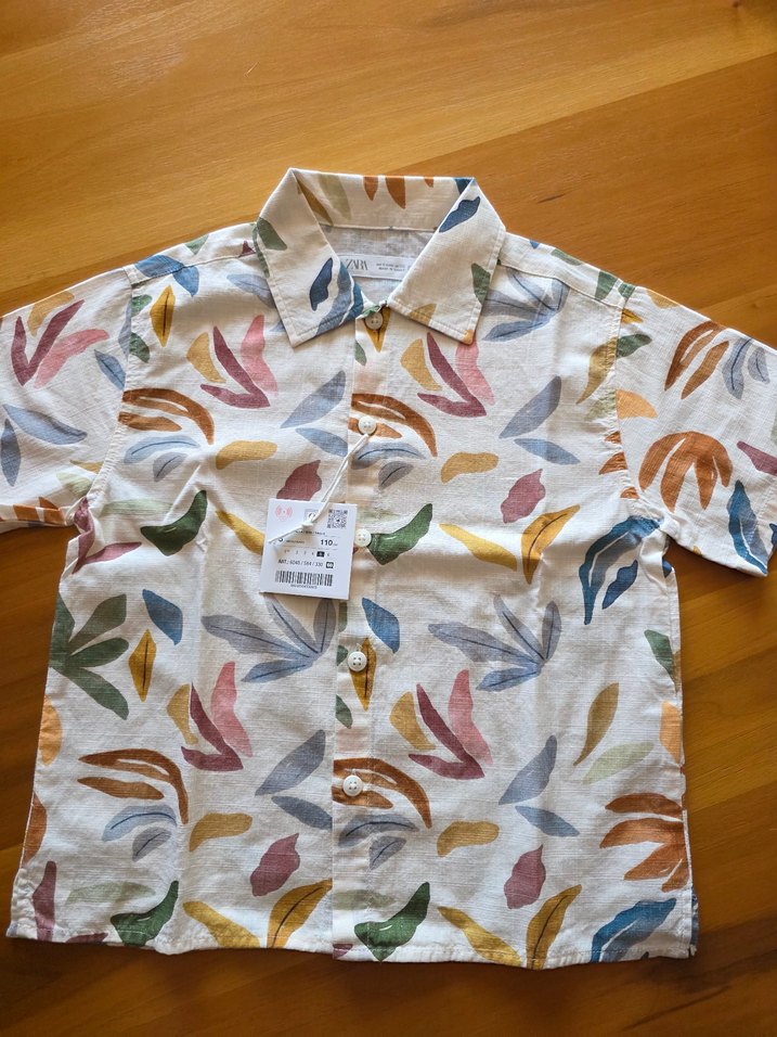 Zara Erkek Çocuk Kısa Kollu Gömlek - Görsel 3