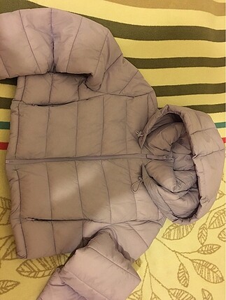 Zara crop lila şişme mont