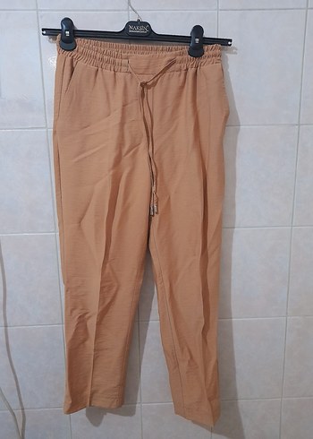 36 Beden LCW Modest Lastikli Bej Kadın Pantolon