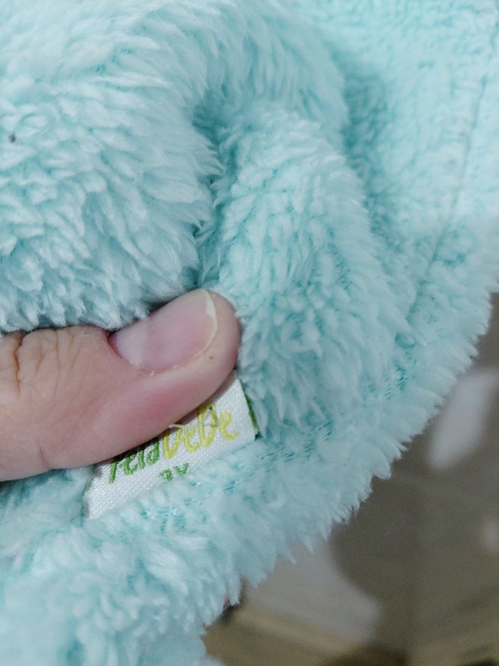 Mavi Peluş Bebek Tulum - Görsel 3