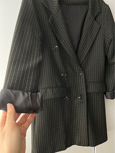 Diğer Çizgili Blazer ceket