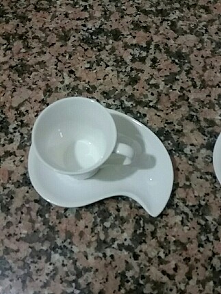  Beden beyaz Renk Kahve fincanı takımı 
