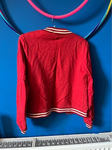 s Beden kırmızı Renk Pull and bear kolej ceket sweatshirt