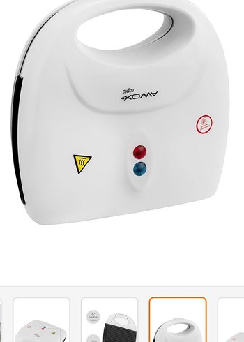 Beden Beyaz 750W Pratik Tost Makinesi