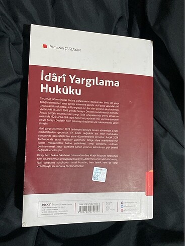  İdari yargılama hukuku Ramazan çağlayan