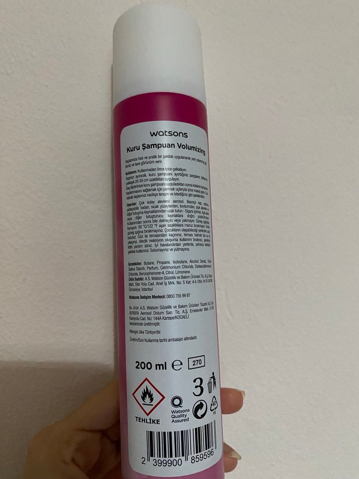 Watsons kuru şampuan - Görsel 2