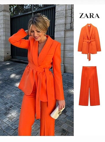 Zara blazer takım