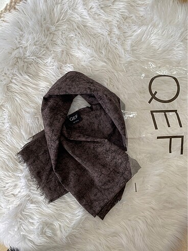 Qef kahve blush şal