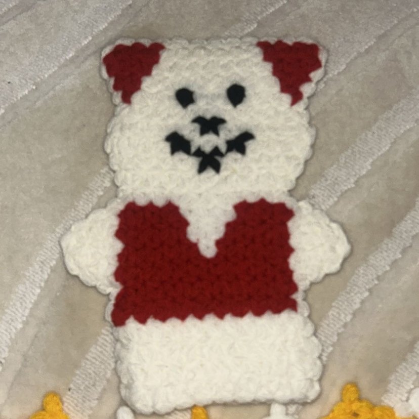 Renkli El Örgüsü Banyo lifi - Görsel 3