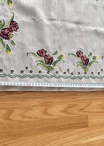 Kanaviçe işleme sofra takımı - Görsel 9