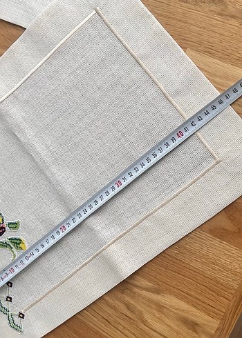 Kanaviçe işleme sofra takımı - Görsel 13