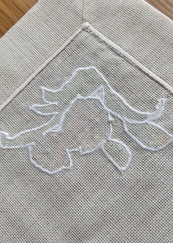 Kanaviçe işleme sofra takımı - Görsel 18