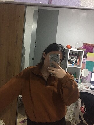 Bershka crop sweat