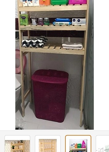 Diğer Çamaşır makinesi klozet rafı