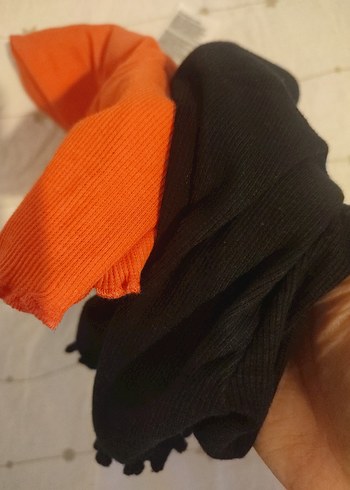 Kız Çocuk Siyah Elastik Belli Kısa Tayt - Görsel 3