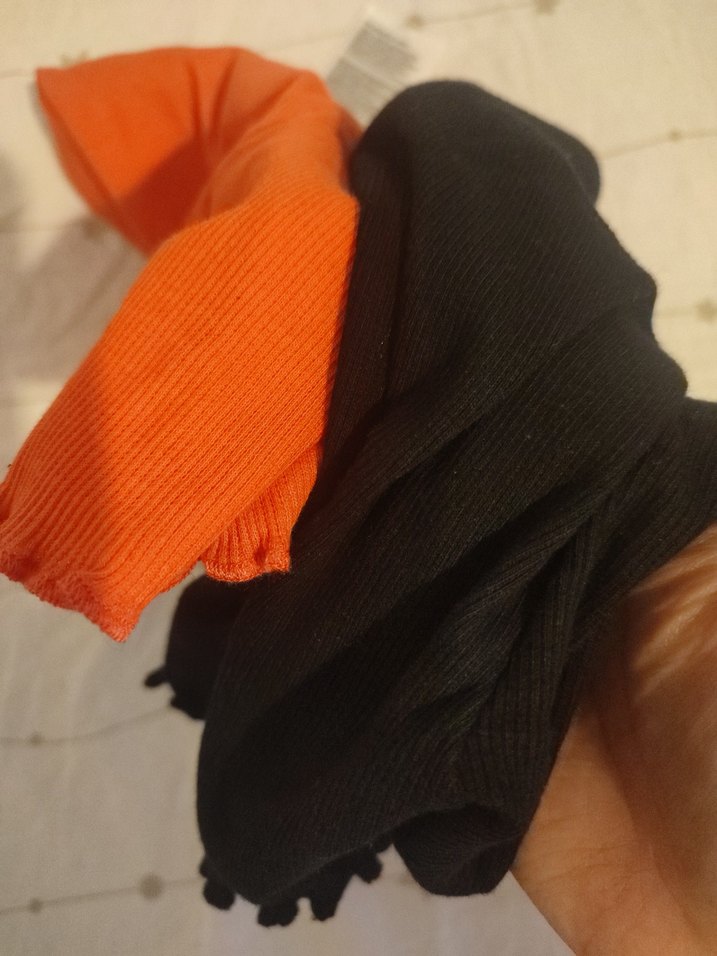 Kız Çocuk Siyah Elastik Belli Kısa Tayt - Görsel 3