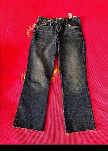 Zara Jean flare çok az kullanıldı çok hoş rengi duruşu var - Görsel 2