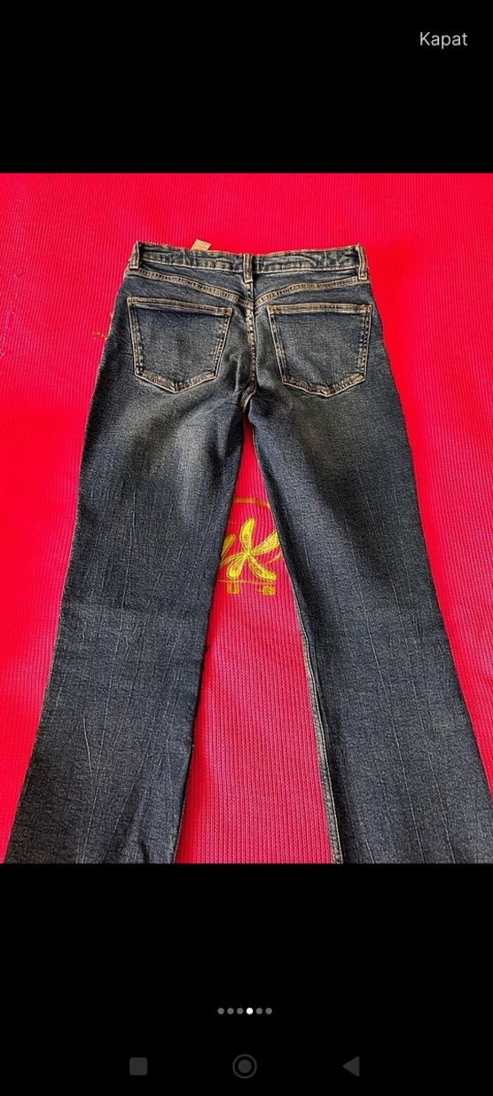 Zara Jean flare çok az kullanıldı çok hoş rengi duruşu var - Görsel 4