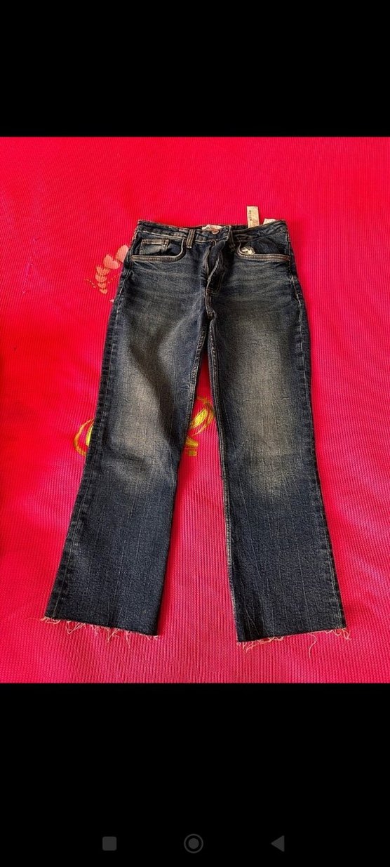 Zara Jean flare çok az kullanıldı çok hoş rengi duruşu var - Görsel 2