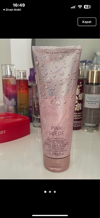 Bath Body Works Pink Suede Vücut Kremi