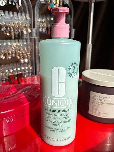 Clinique All About Clean Liquid Facial Soap Oily Skin 400ml