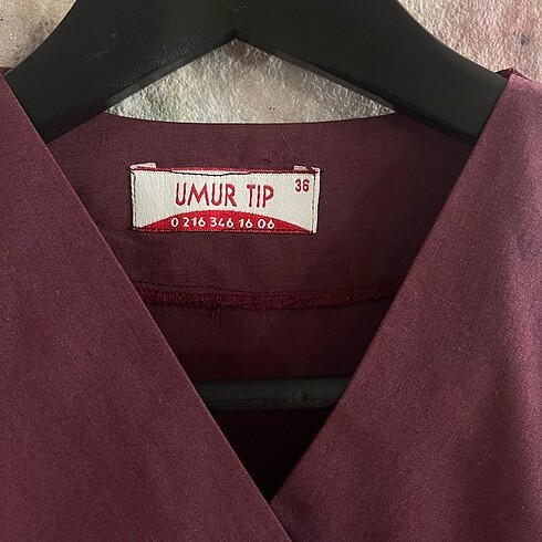 s Beden bordo Renk Bordo/Kiremit Renk Cerrahi Forma